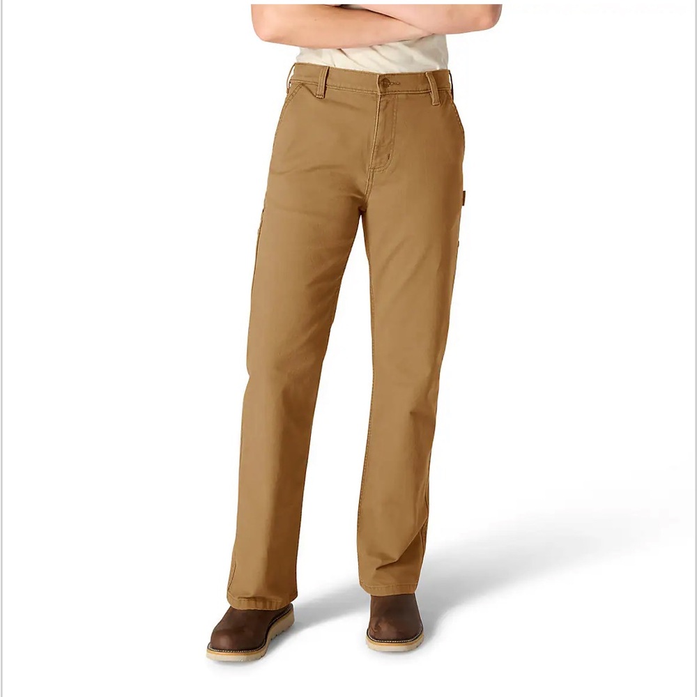 Women’s Carhartt Carpenter Pants in Brown